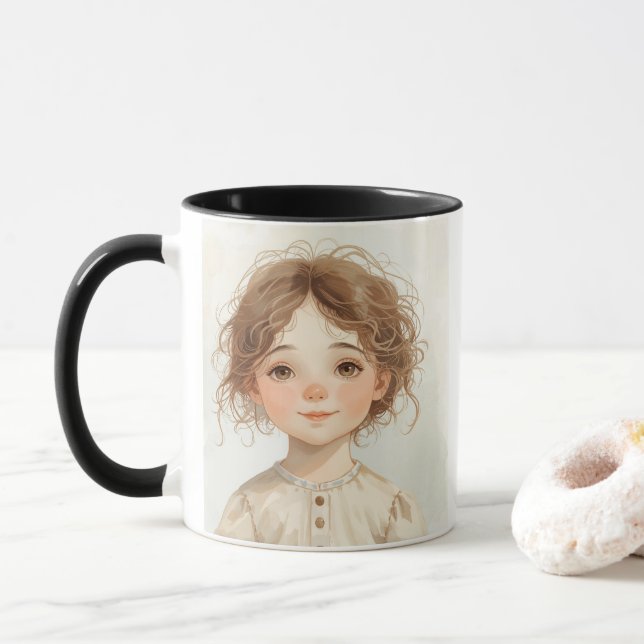 Caneca A Alma Gentil — O Estilo Caprichoso da KindOnes (Com Donut)