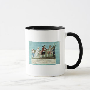 Caneca A apreensão de Louis XVI e sua família