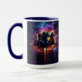 Caneca A Arte Futurística dos Quatro Cavaleiros