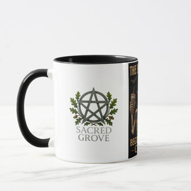 Caneca A Assombração Começa Depois Da Mug De Café (Esquerda)