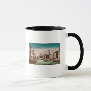 Caneca A aterragem de tropas inglesas em New York