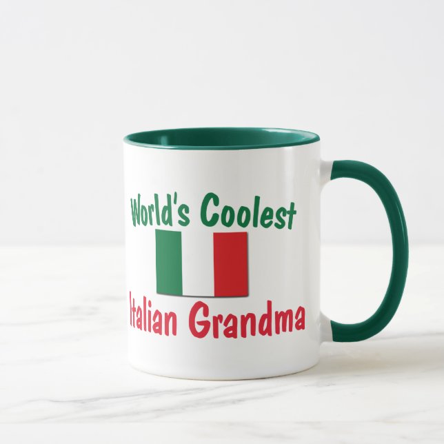 Caneca A avó italiana a mais fresca (Direita)