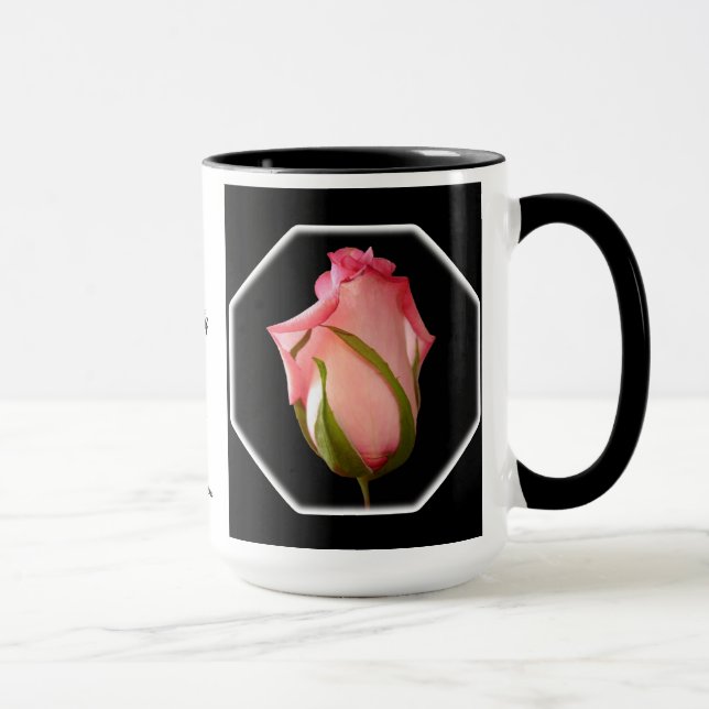Caneca "A beleza de um rosa " (Direita)