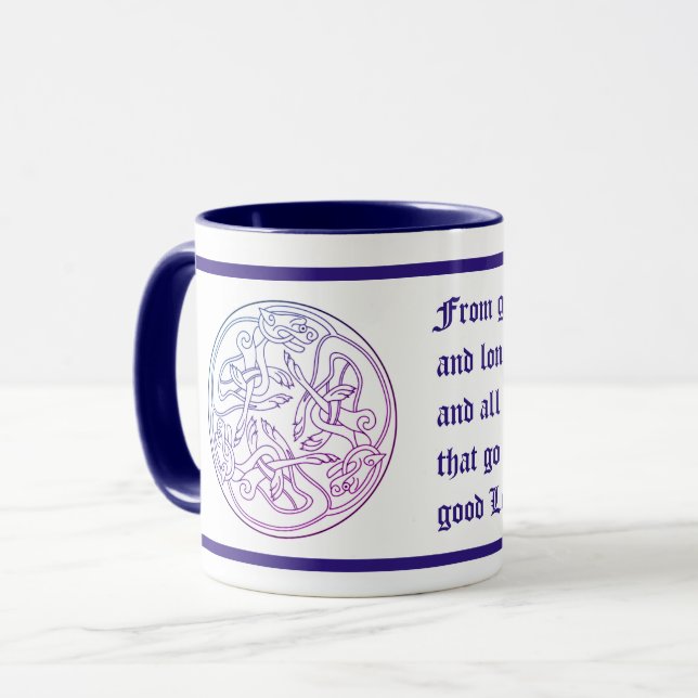 Caneca A Bênção Escocesa Da Criança Vai Bater Na Noite (Frente Esquerda)