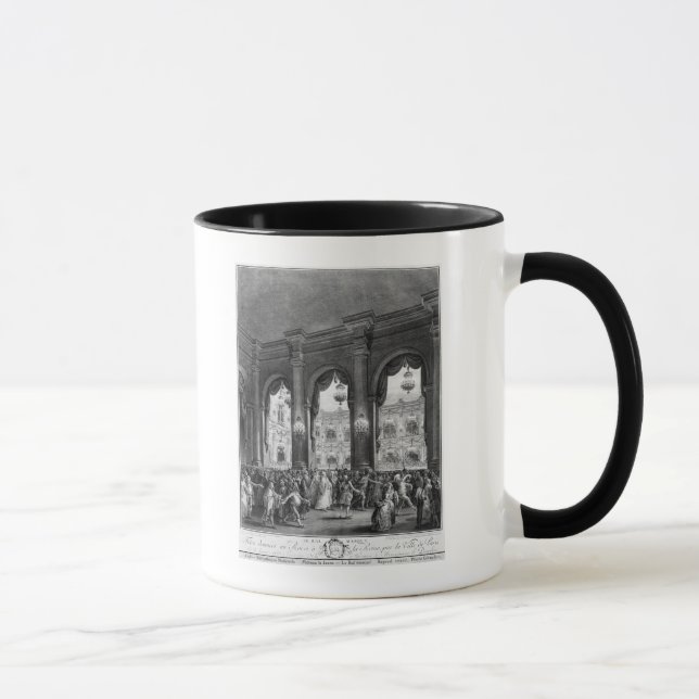 Caneca A bola mascarada, o 23 de janeiro de 1782 (Direita)