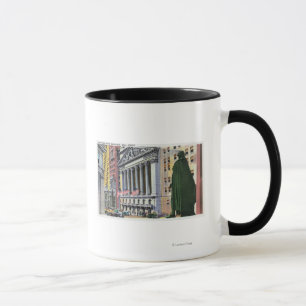 Caneca A Bolsa de Nova Iorque Bldg