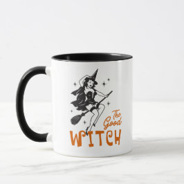 Caneca A Bruxa Boa Vintage Halloween 