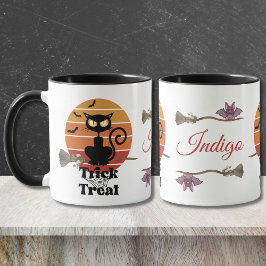 Caneca A Bruxinha Gata: Aventura de Halloween - Truque ou