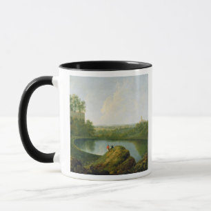 Caneca A cabeça do lago Nemi (óleo em canvas)