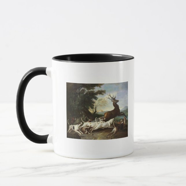 Caneca A caça dos cervos, 1718 (Esquerda)