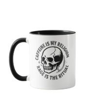 A CAFEÍNA É MINHA RELIGIÃO. A RAIVA É O RITUAL.