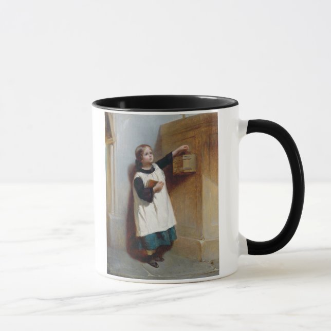 Caneca A caixa da coleção (óleo no painel) (Direita)