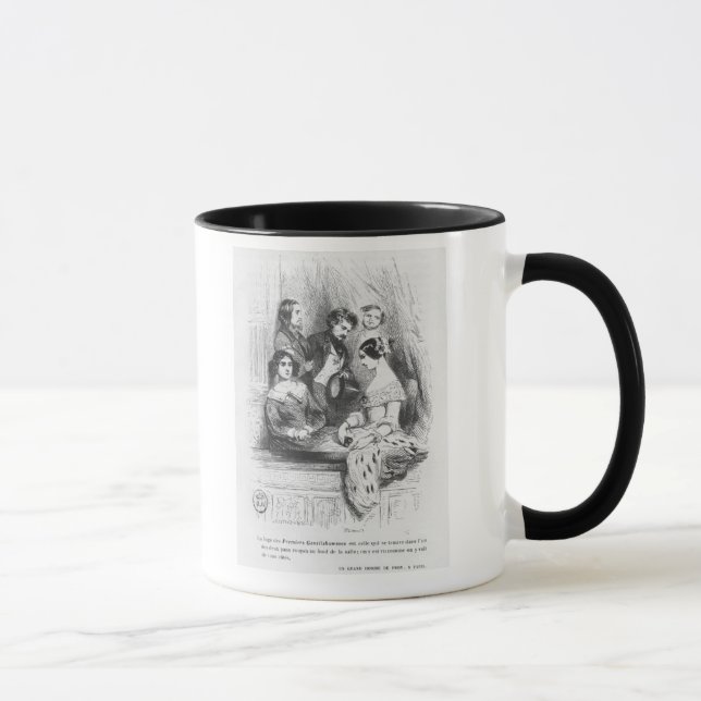 Caneca A caixa do teatro dos Premiers Gentilhommes (Direita)