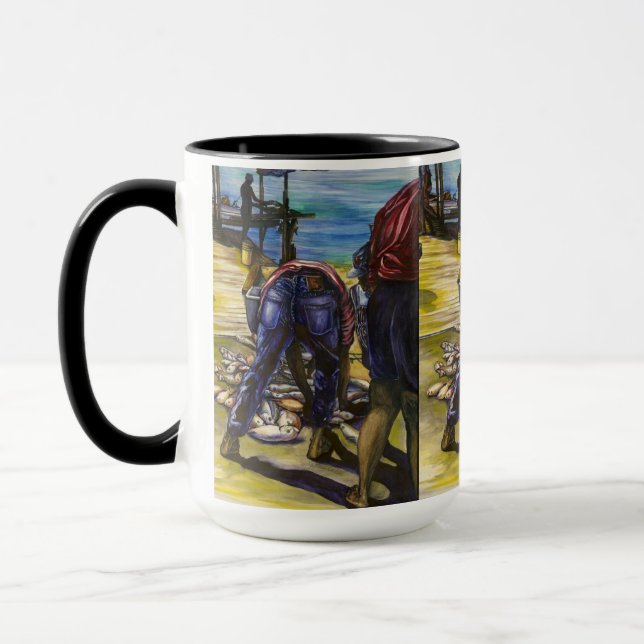 Caneca A Captura da Manhã, Ilha Harbor (Esquerda)