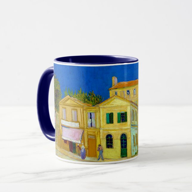 Caneca A Casa Amarela, Van Gogh (Frente Esquerda)