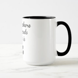 Caneca A casa é o lugar onde meu Bruxelas Griffon está