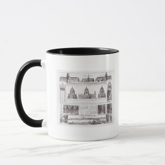 Caneca A catedral de St Paul (Esquerda)