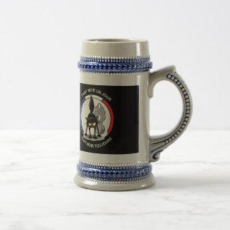 Caneca à cerveja, à imagem dos gatos pretos