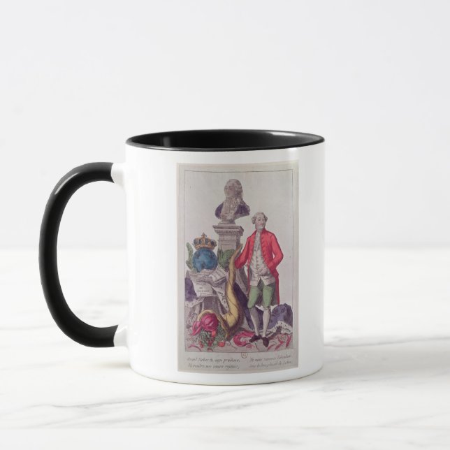 Caneca A chamada Jacques Necker do 16 de julho de 1789 (Esquerda)