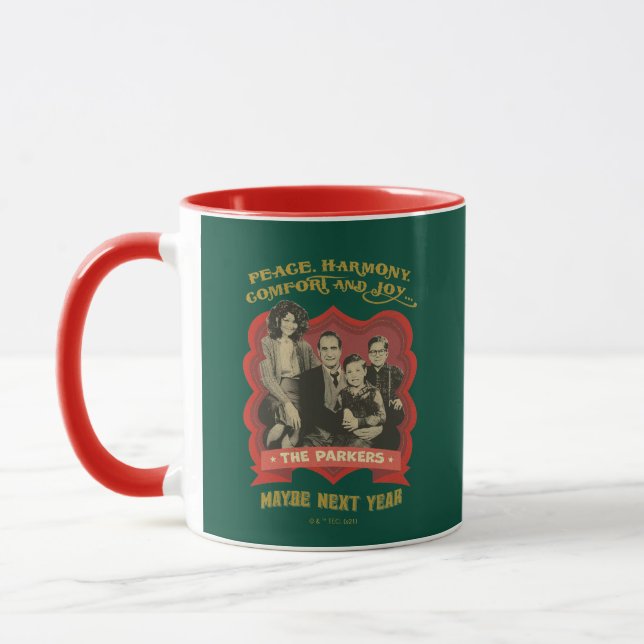 Caneca A Christmas Story | Peace, Harmony, Comfort & Joy (Esquerda)