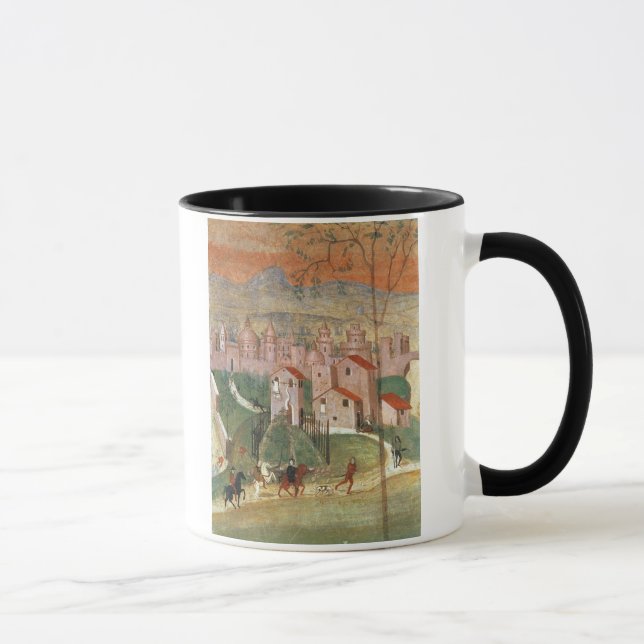 Caneca A cidade de Prato (fresco) (Direita)