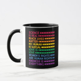 Caneca A ciência do orgulho LGBTQ é importante para a rea