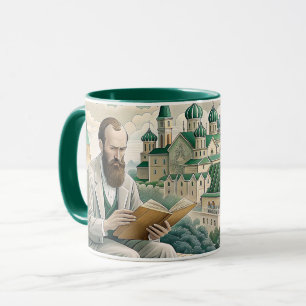 Caneca A citação de Fyodor Dostoyevsky, A IDIOT