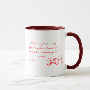 Caneca A coleção de Austen - a Imaginação de uma senh