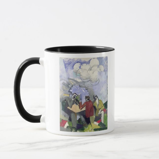 Caneca A conquista do ar, 1913 (Esquerda)