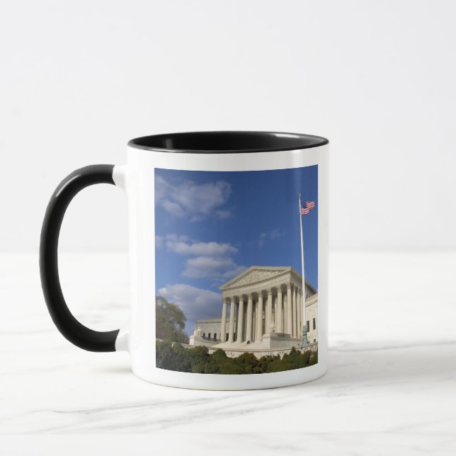 Caneca A construção da corte suprema dos Estados Unidos (Esquerda)