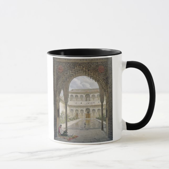 Caneca A corte do Alberca no Alhambra, Granada, (Direita)