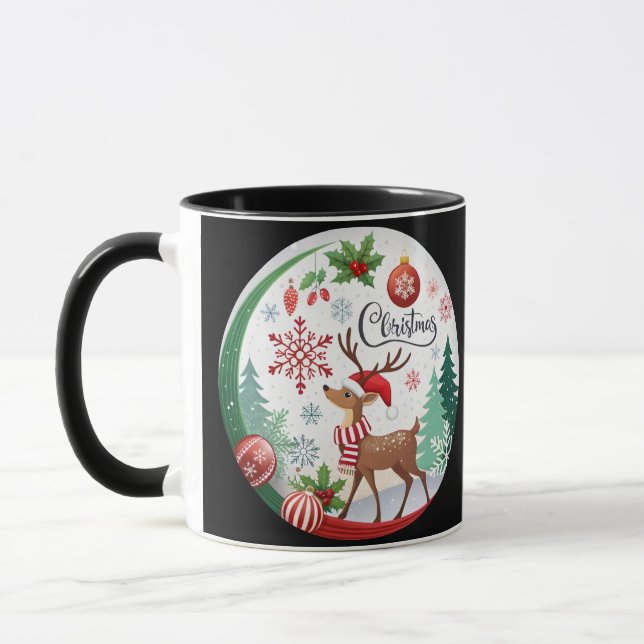 Caneca A Cozy Christmas Circle (Esquerda)