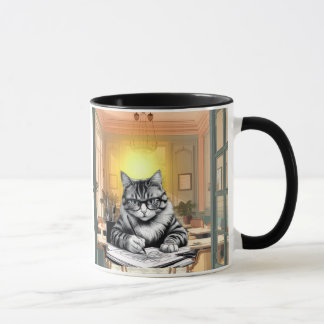 Caneca A criatividade começa com um único pensamento