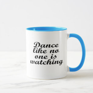 Caneca A dança como ninguém está olhando