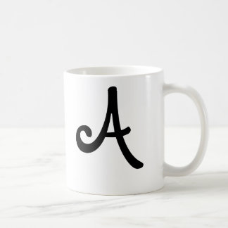 Caneca "A " do monograma