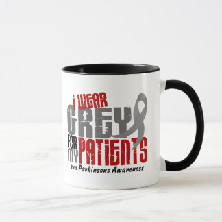 Caneca A doença de Parkinson EU VISTO o CINZA PARA MEUS