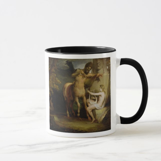 Caneca A educação de Achilles, c.1772 (óleo em canvas) (Direita)