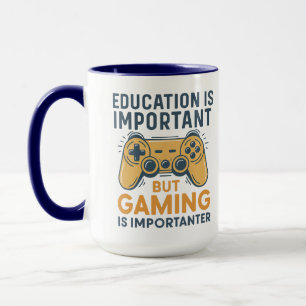 Caneca A Educação É Importante mas o Jogo É Mais Importan
