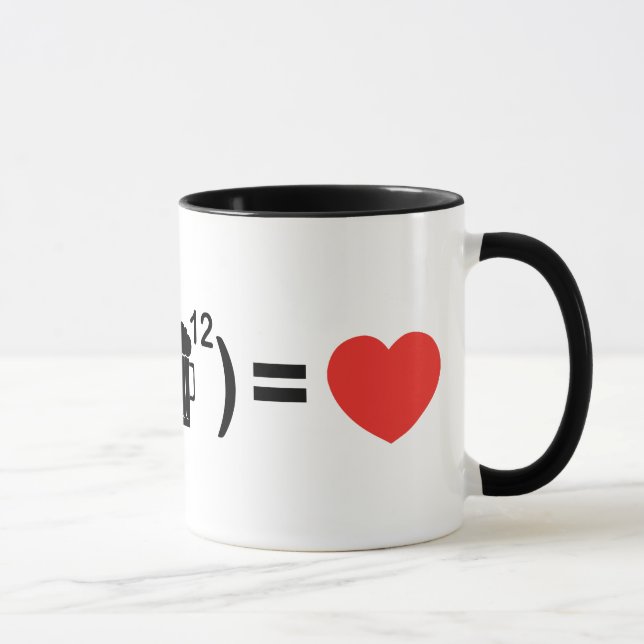 Caneca A Equação do Amor para os Homens (Direita)