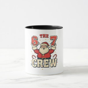 Caneca A Equipe 6 7 Piada do Papai Noel Natal Meme 