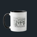 Caneca A ereção do tabernáculo<br><div class="desc">A ereção da escola inglesa do tabernáculo pelas crianças de Israel na região selvagem situada em um colecção privada. O a ereção do tabernáculo pelas crianças de Israel na região selvagem foi criada em torno do século XIX.</div>