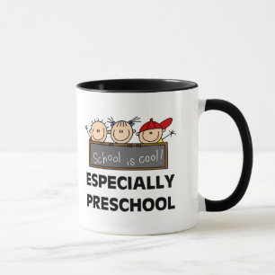 Caneca A escola pré-escolar é camiseta legal e presente