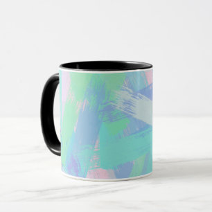 Caneca a escova afaga a textura