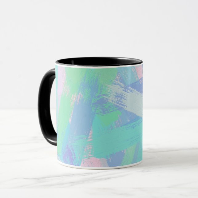 Caneca a escova afaga a textura (Frente Esquerda)