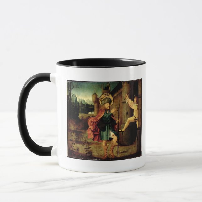 Caneca A expulsão do santo Roch de Roma (Esquerda)
