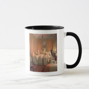 Caneca A família de Rothschild na oração