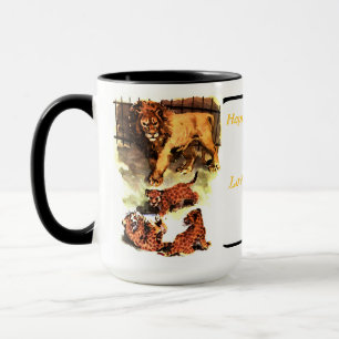 Caneca A família Lion -