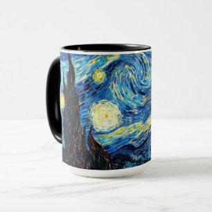 Caneca A famosa pintura de Van Gogh, Noite Estrelada