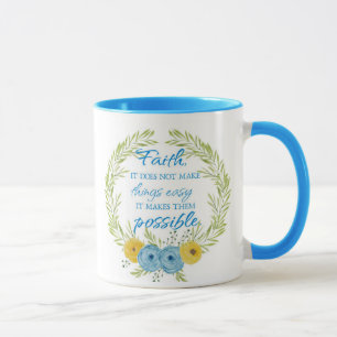 Caneca A Fé Torna As Coisas Possíveis