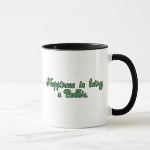 Caneca A felicidade está sendo um Bubbie